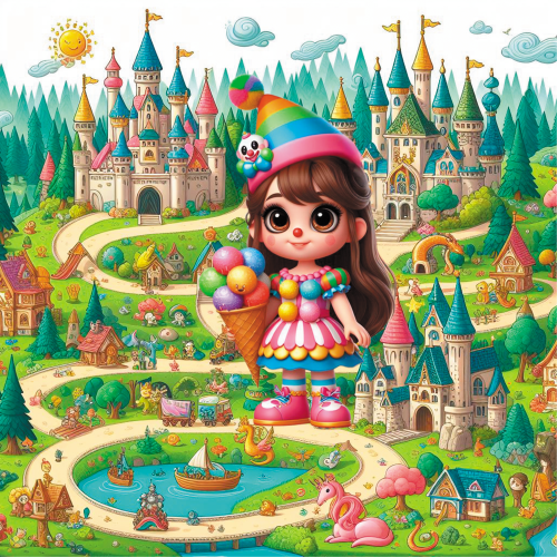 Children's riddle about 3D shape cone