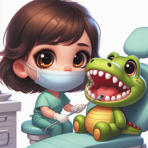 Children's riddle about teeth