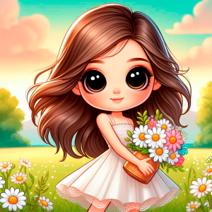 Children's riddle about daisy