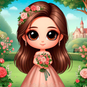 Children's riddle about rose