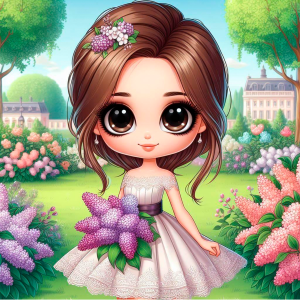 Children's riddle about lilac