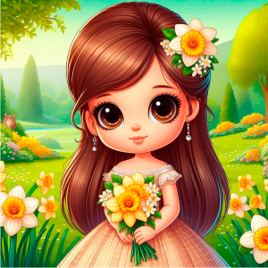 Children's riddle about daffodil