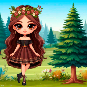 Children's riddle about the tree fir