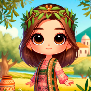 Children's riddle about the tree olive