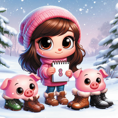 Children's riddle about number eight