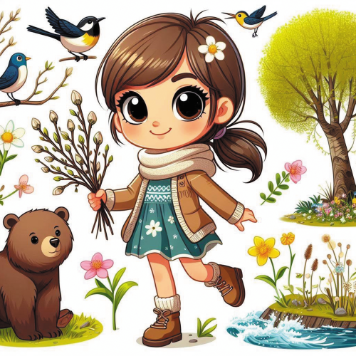 Children's riddle about April